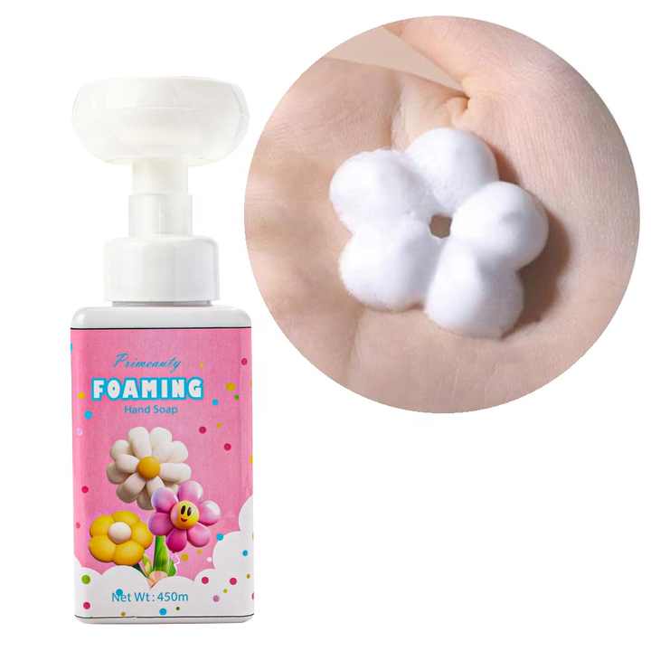 キッズナリシングフラワーバブルハンドクリーニングフローラルフォームバブラーハンドスープフラワースタンプハンドウォッシュ Buy