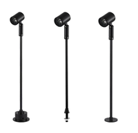 Lampe de table LED pour vitrine à bijoux pour centres commerciaux 1W 3W mini éclairage à angle réglable lampe spot lampe sur poteau
