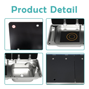 Fregadero y Cocina de Inducción Integrados JDA de Acero Inoxidable SS304 para Autocaravanas y Caravanas, Resistentes a la Corrosión y Fáciles de Instalar - Product Image 5