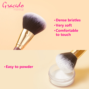 Juego de Brochas de Maquillaje Gracedo Marrón Rojo, Logotipo Personalizado, Marca Privada, Profesional, Venta al por Mayor, de Lujo, para Viaje, Juego de Brochas de Maquillaje de Alta Calidad - Product Image 2