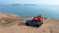 Tente de toit de voiture imperméable pour 4 personnes, toutes saisons, avec toit rigide en aluminium, hauteur supérieure à 3000 mm, pour l'extérieur