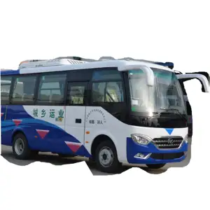 Ankai new mini bus for rural commute 7.5 M diesel cummins front engine 26+1 seats