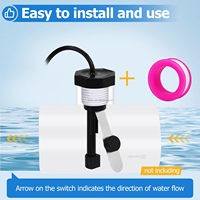 Capteur de débit compatible GLX-FLO-RP de remplacement pour système de générateur de chlore au sel Hayward AquaRite, capteur de cellule de sel pour piscine