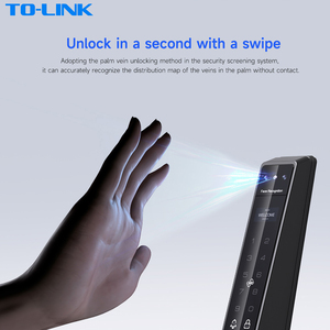 Cerradura Inteligente Deslizante para Puerta de Aluminio, Tuya <span class=keywords><strong>Wifi</strong></span> Ttlock Bluetooth, <span class=keywords><strong>Contraseña</strong></span>, Impermeable IP65, Delgada, con Reconocimiento de Venas de la Palma de la Mano, Digital 3D, Facial - Product Image 4