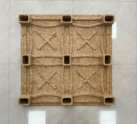 Palette en bois moulé simple face en vrac 1,14 m x 1,14 m x 120 mm – Vente en gros à prix abordable pour la logistique d'entrepôt et le transport de marchandises