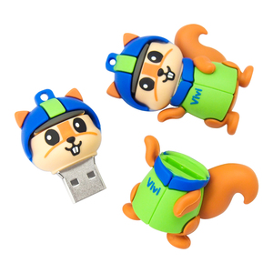 Clés USB 2.0 3.0 Animaux Écureuil Renard Saped Pendrive 1 Go 2 Go 4 Go 8 Go 16 Go 32 Go 64 Go 128 Go Clé USB avec logo - Product Image 4