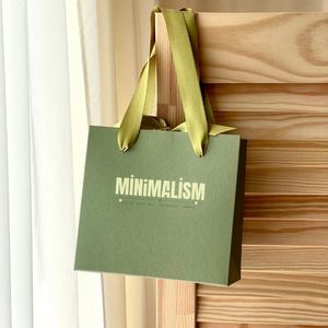 LILA Custom Exquisite Premium Cardboard Gift <b>Box</b> with Ribbon Handle Elegant Paper <b>Packaging</b> for Shopping Bags - Product Image 6