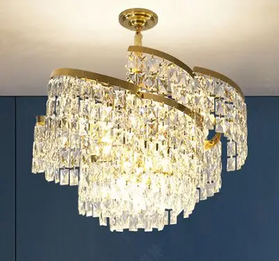 Artistico elegante casa arredamento di lusso designer creativo produttore atmosfera moderna lampada a sospensione in cristallo