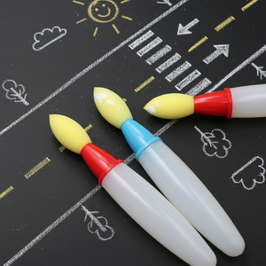 Ensemble de 3 pinceaux éponge pour tout-petits, grands pinceaux ronds en mousse pour le <span class=keywords><strong>dessin</strong></span> artistique précoce des enfants - Product Image 6