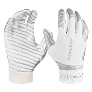 Guantes de fútbol americano para entrenamiento, guantes de cuero personalizados, de dedo completo, deportivos, novedad - Product Image 4