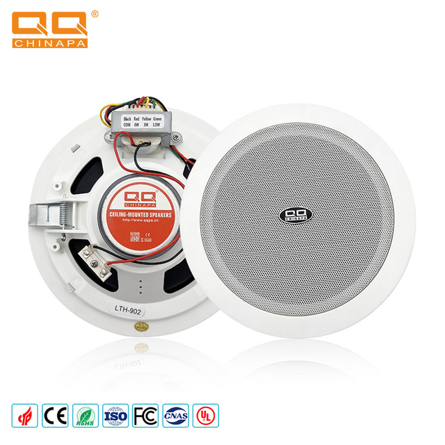OEM Ceiling Speaker Manufacturer 20 Years of Custom Experience with Fortune 500 Companies, Custom 4"70-100V Ceiling Speaker