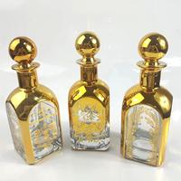 Flacons de décanter élégants 250ml 450ml, flacons de parfum dorés, décanter à huile, gravure UV, flacon de présentation doré