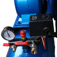 Compresseur d'air portable industriel TAHU à entraînement par courroie 120L 4000W 5.5HP 380V Moteur et pompe lubrifiés 0.6/8-120L