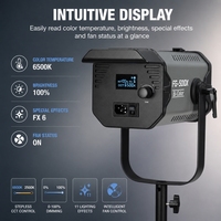 FG 500X 500W COB Studio Light Ra≥97, contrôle APP/DMX, luminosité 97 900lx pour la photographie et le streaming en direct professionnels