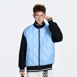 Nueva Chaqueta de Plumón para Hombre, Ligera, Elegante, Cálida, Chaqueta de Plumón de Pato, Chaqueta de Piloto Personalizable - Product Image 1