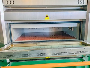 YOSLON-horno eléctrico de lujo, horno de cubierta con vapor de acero inoxidable, 3 cubiertas, 6 bandejas, horno comercial para hornear - Product Image 5