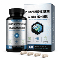 Capsules Nootropiques Avancées Phosphatidylsérine Ginkgo Biloba Complexe de Bacopa pour le Soutien de la Mémoire et le Bien-être Cérébral Quotidien