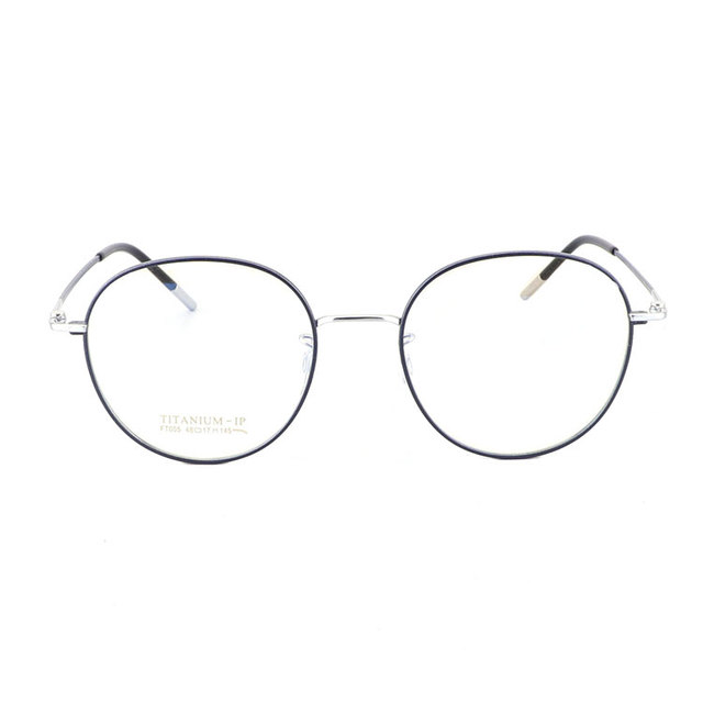 Classic Round Spectacl Frame Fashion Eyewear Pure Titanium Glasses Frame Optic Frame Eyeglasses