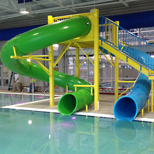 <span class=keywords><strong>Toboggan</strong></span> de <span class=keywords><strong>piscine</strong></span> en fibre de verre Cmwaterparks PSS-5 pour usage résidentiel (maison) - Product Image 1