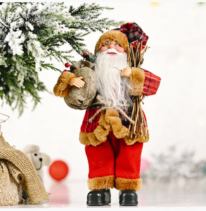 Nuova decorazione di celebrazione natalizia in piedi postura bambola di Babbo Natale nuovi ornamenti creativi per bambole di natale vecchio - Product Image 4