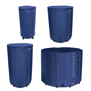 Système complet de récupération d'eau de pluie 200L, réservoir pliable avec filtre et valve de trop-plein - Product Image 5