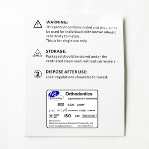 Fili Ortodontici Termici in NiTi per Apparecchi Dentali - Product Image 3