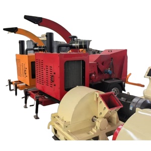 40hp 50hp 80hp 100hp mesin penghancur diesel Mini melubangi kayu mesin pengiris pohon cabang kecil perayap mesin penghancur kayu - Product Image 2