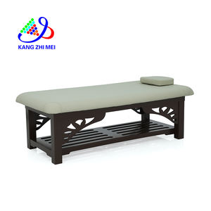 Mesa de Massagem Facial Profissional Moderna para Tratamento de Fisioterapia em Madeira Tailandesa para Salão de Beleza à Venda - Product Image 1