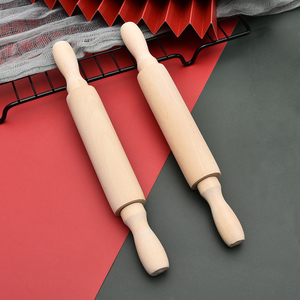 Cây cán bột gỗ mini bán buôn, đồ chơi trẻ em, dụng cụ làm bánh, con lăn cán bột nhỏ - Product Image 4