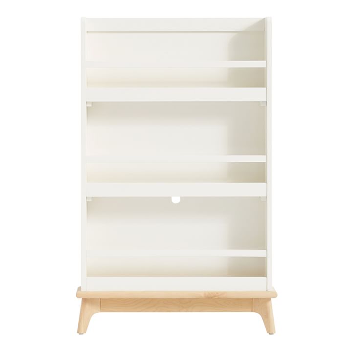 Simple Design Kids cabinet toy furniture storage rack white Children wooden bookrack  Bedroom furniture