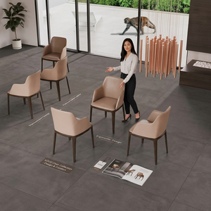 Baldosas de Porcelana con Aspecto de Hormigón, Color Gris Mate, 600x1200mm, para Interiores, Modelo Norway Almond - Product Image 6