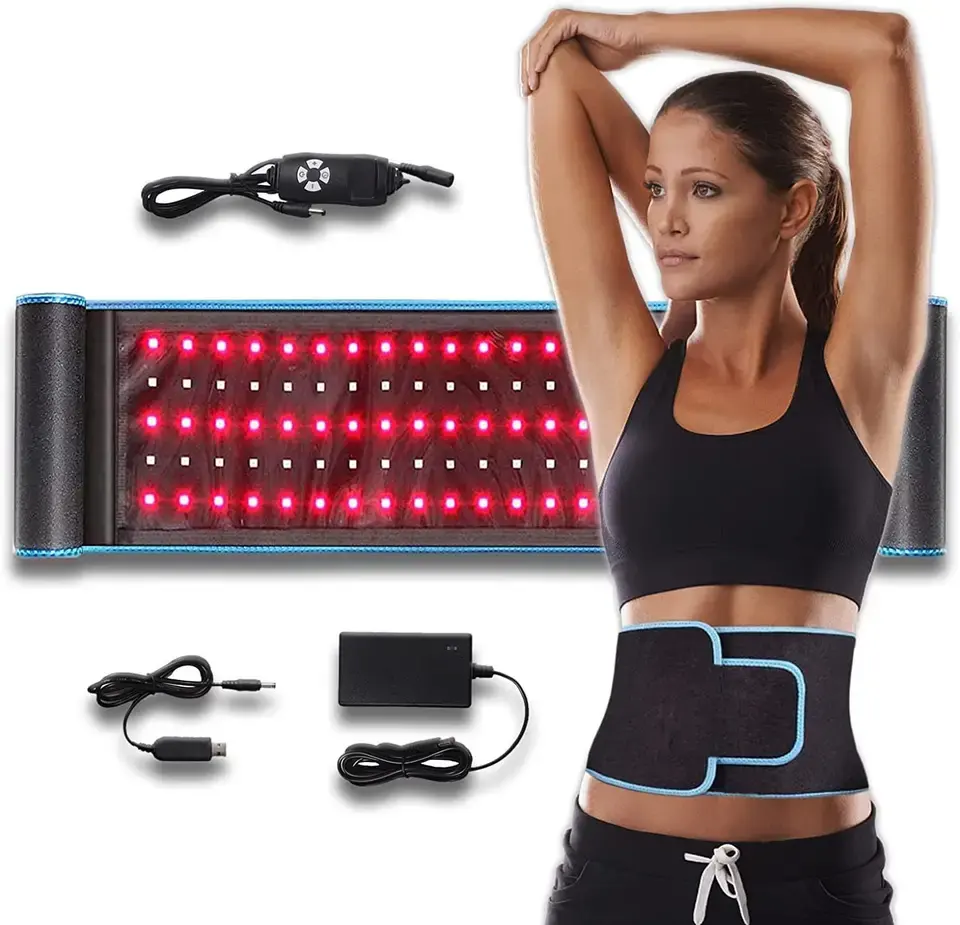 Trending Products New Arrivals Multifunctional Red Light Therapy Belt Smart Heating Massage Waist Massager Warm Palace Belt