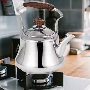 Cafetière moderne en acier inoxydable de grande capacité, grande théière, bouilloire avec filtre à gaz et à induction, antirouille - Product Image 6