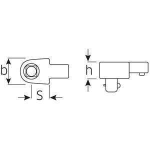STAHLWILLE-Herramientas de inserción de accionamiento cuadrado 58240040-EAN 4018754034499 LLAVES DE TORQUE BITS - Product Image 2