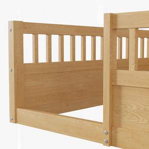 <span class=keywords><strong>Lit</strong></span> Montessori en <span class=keywords><strong>bois</strong></span> pour enfants avec porte de sécurité pour chambre, salon ou école-Construction intégrale - Product Image 5