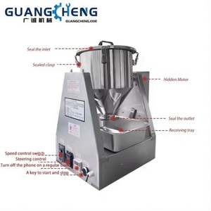 Mélangeur de poudre de chocolat en acier inoxydable 360° pour laboratoire, 10L 15L, micro-mélangeur chimique pour vanille / poudre alimentaire - Product Image 4