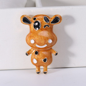 Broche de Vaca Pequena Exquisito e Fofo de Alta Qualidade para Homens e Mulheres, Acessórios de Vestuário Versáteis e Exquisitos - Product Image 3