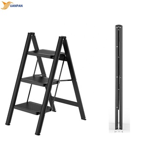 Articles chauds Fer Acier 2,3,4 étapes Noir <span class=keywords><strong>Powerfix</strong></span> Échelle Pliante Multifonctionnelle Escabeau - Product Image 5