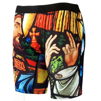 Sous-vêtements sexy, sous-vêtements imprimés, homme gay, image de pénis, hommes sans boxer