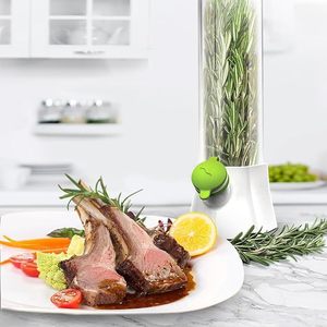 Dispositivo ecológico de mantenimiento fresco, caja crujiente de cilantro y verduras, contenedor de hierbas, botellas de almacenamiento para el hogar - Product Image 4