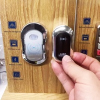 Serrure de casier RFID en alliage de zinc pour déverrouillage par carte, idéale pour armoire, tiroir et casier de gym