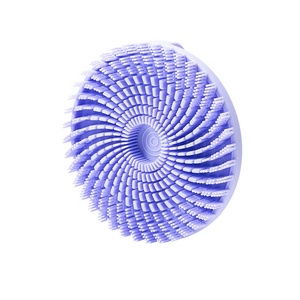 Nouvel outil de massage rotatif en silicone, brosse de nettoyage douce pour le soin de la peau, marque Wayhive, rose mandarine/violet/vert herbe WH-0222-71 - Product Image 5
