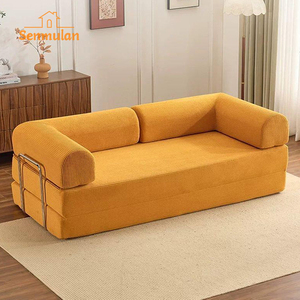 Modern Modular L-Shape <strong>Sofa</strong> Set with Foldable Design Sponge Filled Fabric <strong>Compressed</strong> <strong>Sofa</strong> for Living Room - Product Image 3