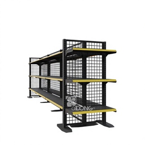 ADONG A49 Estante de Exhibición de Rejilla Metálica de Doble Cara de Alta Resistencia con Recubrimiento en Polvo para Almacenamiento en Supermercados, Suministro OEM/ODM de Vietnam - Product Image 1