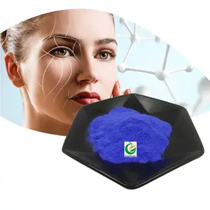 Copper Tripeptide-1 Cosmetic Ingredients Anti-Aging Blue Copper Peptide GHK-Cu Copper Peptides Powder