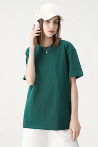 T-shirt Homme Fabricant 100% Coton Tissé Lourd Oversize Streetwear Unisexe Impression Numérique Personnalisée Anti-boulochage - Product Image 3