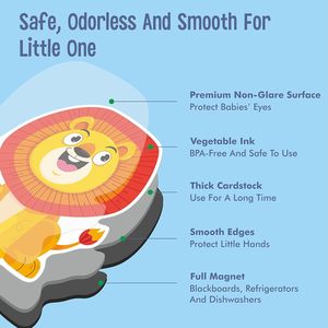 Aimants pour enfants, animaux mignons de A à Z, aimants pour réfrigérateur pour les tout-petits de 2 à 5 ans, grands aimants éducatifs, personnalisation OEM - Product Image 2