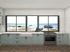 Fornitore di mobili Guangdong armadi da cucina personalizzati pronti per assemblare mobili da cucina in stile moderno - Product Image 3