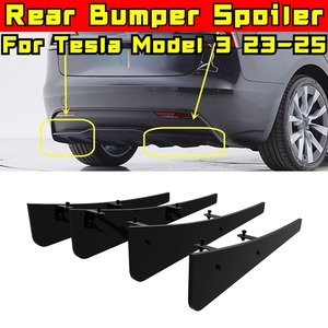 <strong>Car</strong> Rear Bumper Spoiler Lip <strong>Diffuser</strong> Modification Part For Tesla Model 3 2023-2025 Bumper Guard <strong>Protector</strong> Cover <strong>Car</strong> Accessories - Product Image 2