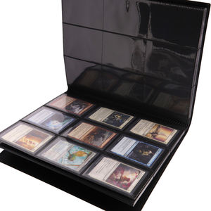 Raccoglitore per Carte Collezionabili da 20 Pezzi, Nero, 9 Tasche, in PP Opaco, Capacità 360 Carte, Tipo <span class=keywords><strong>Album</strong></span> Fotografico per Collezioni Yugioh e Pokémon - Product Image 4